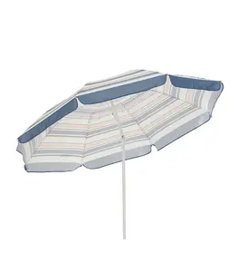 مخصص الطباعة 6.5ft 7ft ، شريط المحمولة يندبروف Uv50 + خيمة للشاطئ الشمس المأوى المنبثقة في الهواء الطلق بارد الشاطئ مظلة