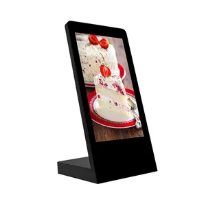 Astouch 15.6 inch Desktop Stand Touch Screen Display L Style Shape Laptop Digital Menu Player Board for Drinking Shop Bar