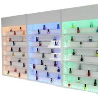 nails polish rack wall with led light – Smart Storage Solution