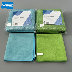 Chiffons de nettoyage en microfibre Essuyage multicolore <span class=keywords><strong>réutilisable</strong></span> et lavable non abrasif - Product Image 1