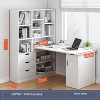 Bureau d'ordinateur simple et économique, best-seller, avec étagère, bureau d'étude pour étudiants