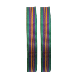 Rubans de médailles double face personnalisés à prix de gros, 100 % polyester, couleur et taille personnalisées, légers, lavables, pour uniformes - Product Image 5