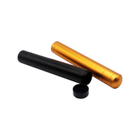 Tube à cigares hermétique de qualité supérieure, format King Size, anti-odeur, anti-écrasement, en acier inoxydable, OEM/ODM
