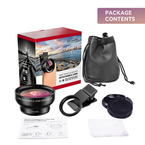 <span class=keywords><strong>Kit</strong></span> d'objectifs pour téléphone portable <span class=keywords><strong>Apexel</strong></span> 0.45X grand angle et 15X macro, compatible avec iPhone, pour ongles, cils et petits objets - Product Image 6