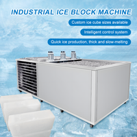Máquina de Hielo de Acero Inoxidable de Gran Capacidad 3T, 20 kg por Bloque, 50 Moldes, Motor con Certificación CE, Chuangyu CYBZJ-3, Alta Popularidad en el Mercado Global