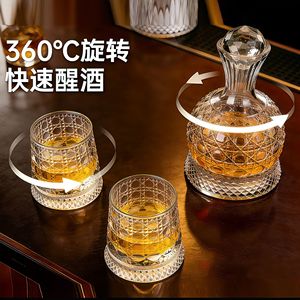 แก้ววิสกี้หมุนได้ ดีไซน์หมุนเดี่ยวสำหรับเสิร์ฟค็อกเทล - Product Image 5