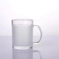 Fabricant vente en gros mug à bière en verre à sublimation réutilisable personnalisé avec poignée bouteilles en verre de qualité supérieure