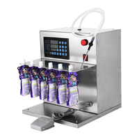 Machine de remplissage de liquides en sachets à bec verseur de petit format avec machine de capsulage pour détergent liquide