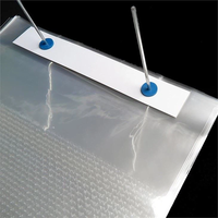 BPB emballage alimentaire en plastique BOPP CPP guichet sac à pain avec logo personnalisé sacs en cellophane sac micro perforé