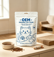 Sac pour animaux de compagnie plat et léger en PE avec fermeture éclair, mini, portable, durable, avec logo personnalisé, taille personnalisée, pochette autoportante, sac en plastique, sacs en Mylar