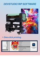 Mesin Printer UV DTF 30cm untuk Usaha Kecil, Pencetak Stiker Kustom untuk Hadiah Pribadi, Casing Ponsel, dan Dekorasi Kerajinan