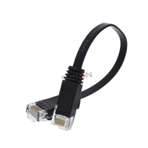 <span class=keywords><strong>Cable</strong></span> de Red Ethernet Cat6 Negro de 10 pies, <span class=keywords><strong>Cable</strong></span> de <span class=keywords><strong>Internet</strong></span> y Computadora con Conectores RJ45, <span class=keywords><strong>Cable</strong></span> Ethernet Plano Cat 6 para LAN - Product Image 4
