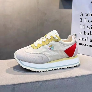 Scarpe Casual da Uomo 2024 Nuova Collezione Primavera Estate in Tela con Suola Spessa Effetto Waffle, Scarpe da Passeggio Stile Street Trendy - Product Image 3