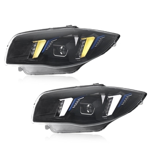 Para <span class=keywords><strong>BMW</strong></span> Serie 1 E87 Conjunto de faros 04-11 Modelos <span class=keywords><strong>120i</strong></span> 130i Luces de circulación diurna LED modificadas con lente - Product Image 1