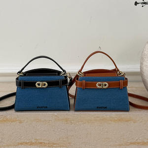 Şık Texte El Çantası Kadın <span class=keywords><strong>2026</strong></span> Kış Yeni Yüksek Renk Değerli Trend Günlük Batı Tarzı Polyester Omuz Çantası - Product Image 3