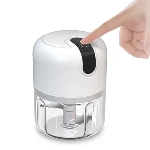 Huishoudelijke Opladen Elektrische Knoflookpers Rvs Gadgets Keuken Accessoires Verwijderbare Vleesmolen Stamper Vleesmolen