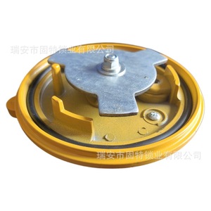 Poignée du bouchon de réservoir de carburant pour excavatrice Caterpillar 7X7700, pièce en alliage d'aluminium jaune E320D C 323 325C 336D 345 349D - Product Image 2
