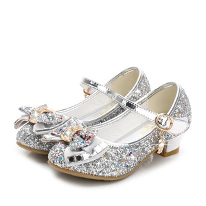 KD9021 Nuove <span class=keywords><strong>Scarpe</strong></span> Mary Jane per Bambine, Calzature Principessa <span class=keywords><strong>con</strong></span> Fiocco, Tomaia in PU Leggera e Antiscivolo - Product Image 4