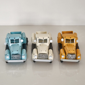 Venta al por mayor de fábrica: Decoración del hogar, exhibición de fotos de camiones metálicos, decoración navideña, regalo, adorno de cuero vintage, coche de hojalata, coche clásico. - Product Image 2