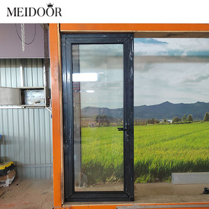 Porte d'<span class=keywords><strong>entrée</strong></span> à pivot externe de luxe pour <span class=keywords><strong>maison</strong></span> Portes d'<span class=keywords><strong>entrée</strong></span> principales à battant en aluminium pour maisons - Product Image 2