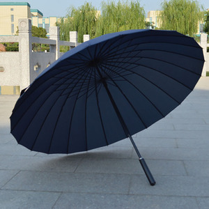 <span class=keywords><strong>Parapluie</strong></span> publicitaire extra-large pour deux personnes, pour hommes, 24 pouces, à manche long, droit, automatique, protection UV, personnalisable - Product Image 3