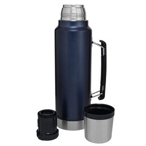 Grande bouteille de voyage classique de 1000ml, isolée sous vide, à Large ouverture, en acier inoxydable 18/8, thermos, flacon tasse - Product Image 1