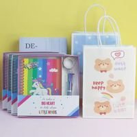 Cuaderno Espiral Creativo Personalizado y Juego de Bolígrafos, Regalo para Entusiastas de la Papelería, Sin Marca, Hecho en China, Modelo 2024