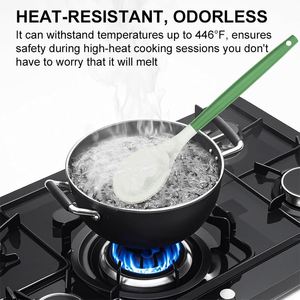 Utensilios de Cocina Multifuncionales, Juego de 12 Piezas de Silicona, Estilo Nórdico, Kit de Utensilios de Cocina con Cubo de Almacenamiento - Product Image 3