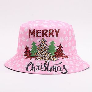 Sombrero de Pescador Navideño para Adultos, con Estampado de Santa Claus y Renos, para Familias, Transpirable, Resistente al Viento, Unisex - Product Image 4