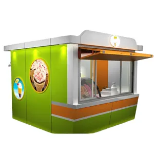 Factory price outdoor kiosk store & outdoor wooden kiosk & kiosk food outdoor