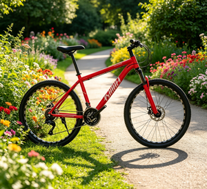Hardtail Mountain Bike, Front Suspension Fork Dual Disc Brake Adult MTB For City <strong>Park</strong> Garden Outdoor Leisure <strong>Cycling</strong> - Product Image 4
