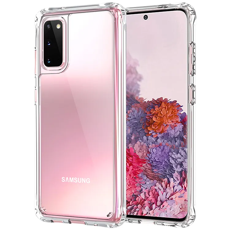 Tschick Drop Protection Anti-yellow Clear Acrylic Case for Samsung Galaxy S20 FE 5G S10 Plus Note 10 20 Ultra Best Quality Cover