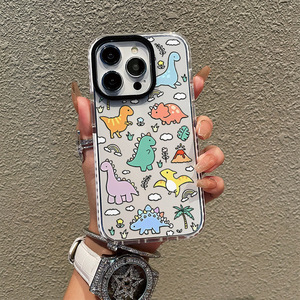 Explosions transfrontalières mignon dinosaure pour animaux de compagnie 13 <span class=keywords><strong>11</strong></span> Pro Max dessin animé étui de téléphone portable en TPU pour <span class=keywords><strong>iPhone</strong></span> 16 nouveau comprend le téléphone - Product Image 3