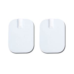 Coussin d'électrode en silicone <span class=keywords><strong>avec</strong></span> trou d'insertion pour appareil TENS EMS, soulage la douleur musculaire et articulaire, unité de physiothérapie, massage électrique - Product Image 2