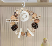 Hete Verkoop Natuurlijk Veilig Materiaal Stand Baars Hout Vogel Speelgoed Voor Papegaai Kauwen Speelgoed Ferrule