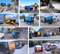 Machine de compresseurs d'air diesel industriels mobiles à vis 185 Cfm 125 Cfm pour remorque