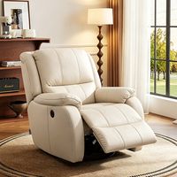 Fauteuil inclinable électrique de luxe à un siège, confort optimal, angle réglable, haute capacité de charge, directement de l'usine