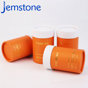 Conception libre de matériaux respectueux de l'environnement emballage cosmétique conteneurs de tubes en papier carton kraft - Product Image 3