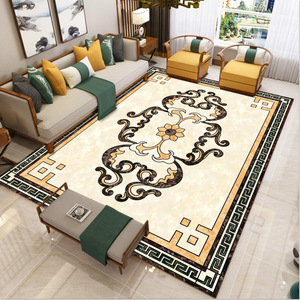 Alfombrilla de poliéster MU 100%, alfombras lavables resistentes antideslizantes, diseño personalizado, <span class=keywords><strong>Alfombra</strong></span> de terciopelo de cristal, sala de estar de 200x300 - Product Image 1