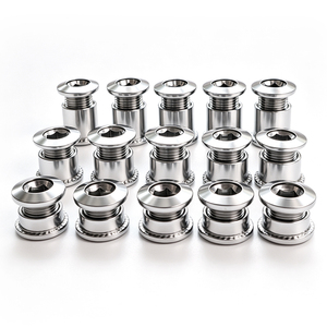 Boulons de chaîne personnalisés en aluminium/acier 304 M8 110 BCD 5 points forgés à froid |   Service direct d'usine - Product Image 1