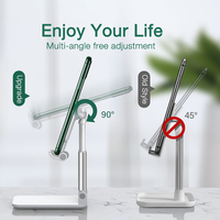 Nuevo Soporte Plegable Portátil para Teléfono Móvil, Resistente al Agua, Material ABS, Altura Ajustable, Fácil Instalación, para Smartphone