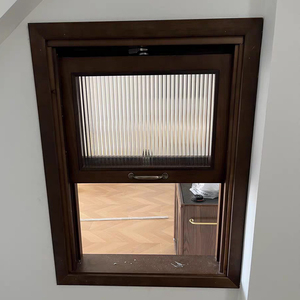 Nhà máy trực tiếp cửa sổ treo đôi cửa sổ nội thất với kính nhiều lớp và khung hợp kim nhôm trượt thiết kế dọc - Product Image 3