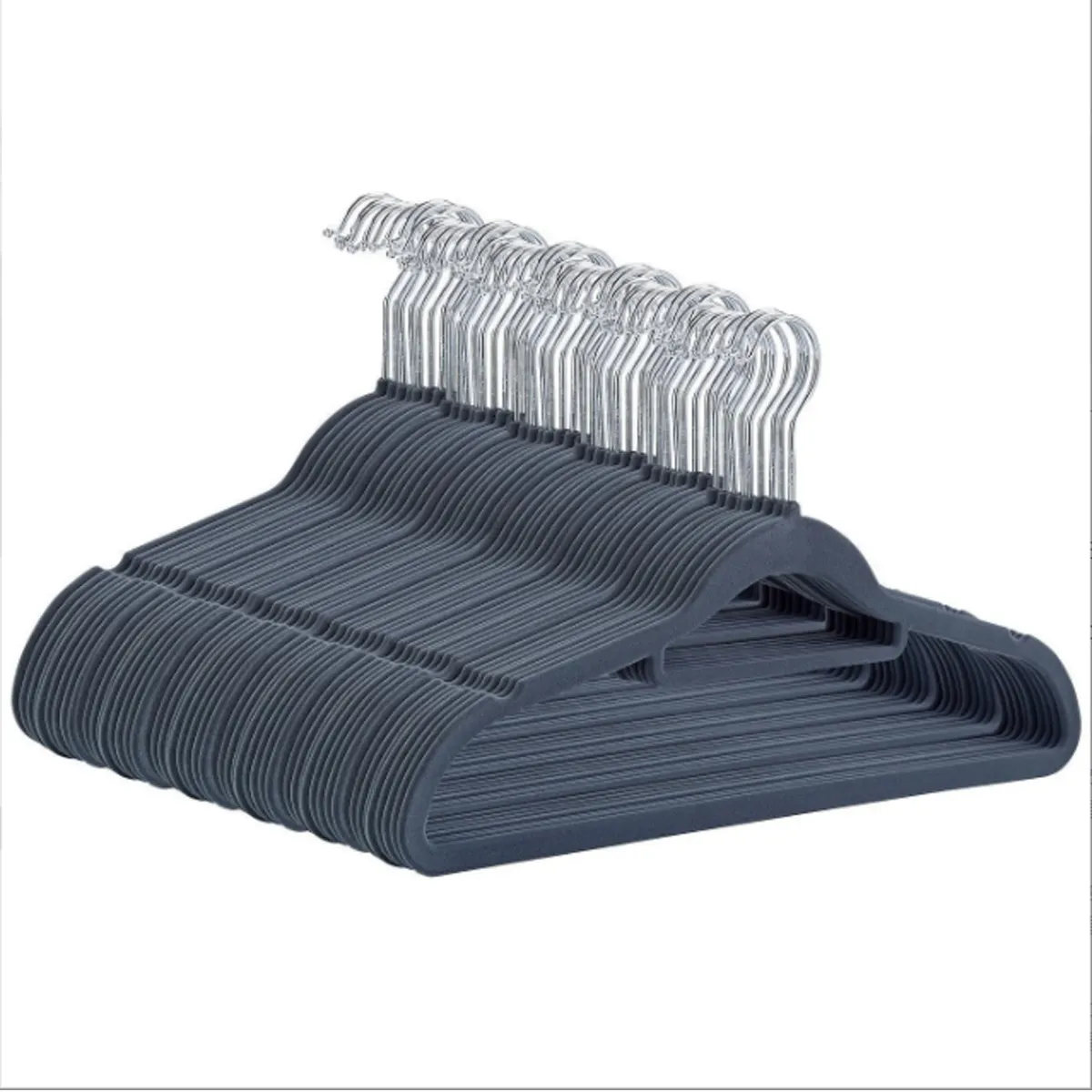 Haute qualité Offre Spéciale gris mince velours personnalisé non-slip bébé cintre velours cintre prime velours cintre antidérapant