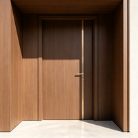 Porte de chambre moderne, finition lisse, insonorisation 30 dB, longue durée de vie, facile à nettoyer, certifiée CE pour les maisons