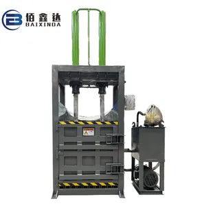 Automatic cardboard baling machine waste paper baling press machine hydraulic baling press factory on sale