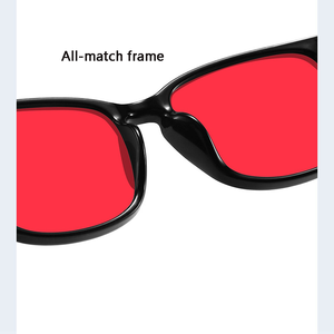 نظارات فيرستسينس المضادة للأشعة الزرقاء لتحسين النوم وتفتيح العين، عدسات عاكسة مضادة للإشعاع بلون برتقالي أحمر، إطار TR90 - Product Image 3