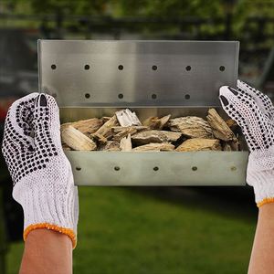 Wholesale quality smoker box BARBECUE accessories set stainless steel barbecue box barbecue accessories