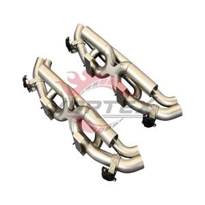 Silenciador de Escape con Ajuste de Sonido Activo Vortex OBM, Válvulas Valvetronic, Acabado Pulido Espejo, para Porsche 911 992 GT3 SS304, Silenciador Catback para Auto - Product Image 1