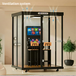 Interior y exterior 4 personas moderno barato insonorizado oficina privada cubículo Oficina silencioso trabajo CABINA <span class=keywords><strong>DE</strong></span> REUNIONES - Product Image 6