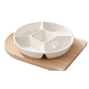 Plateau de cuisson vapeur en céramique personnalisé à cinq compartiments, compatible micro-ondes, pour la cuisson vapeur des aliments pour bébés, grille de cuisson vapeur de qualité alimentaire, tout-en-un - Product Image 5